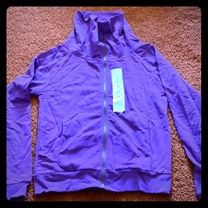 🆕Vintage Sweatshirts Purple Zip Up Medium